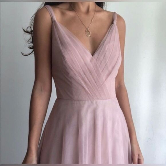 BHLDN hitherto zaria bridesmaid dress size 0 lilac purple event occasion party - Picture 3 of 10